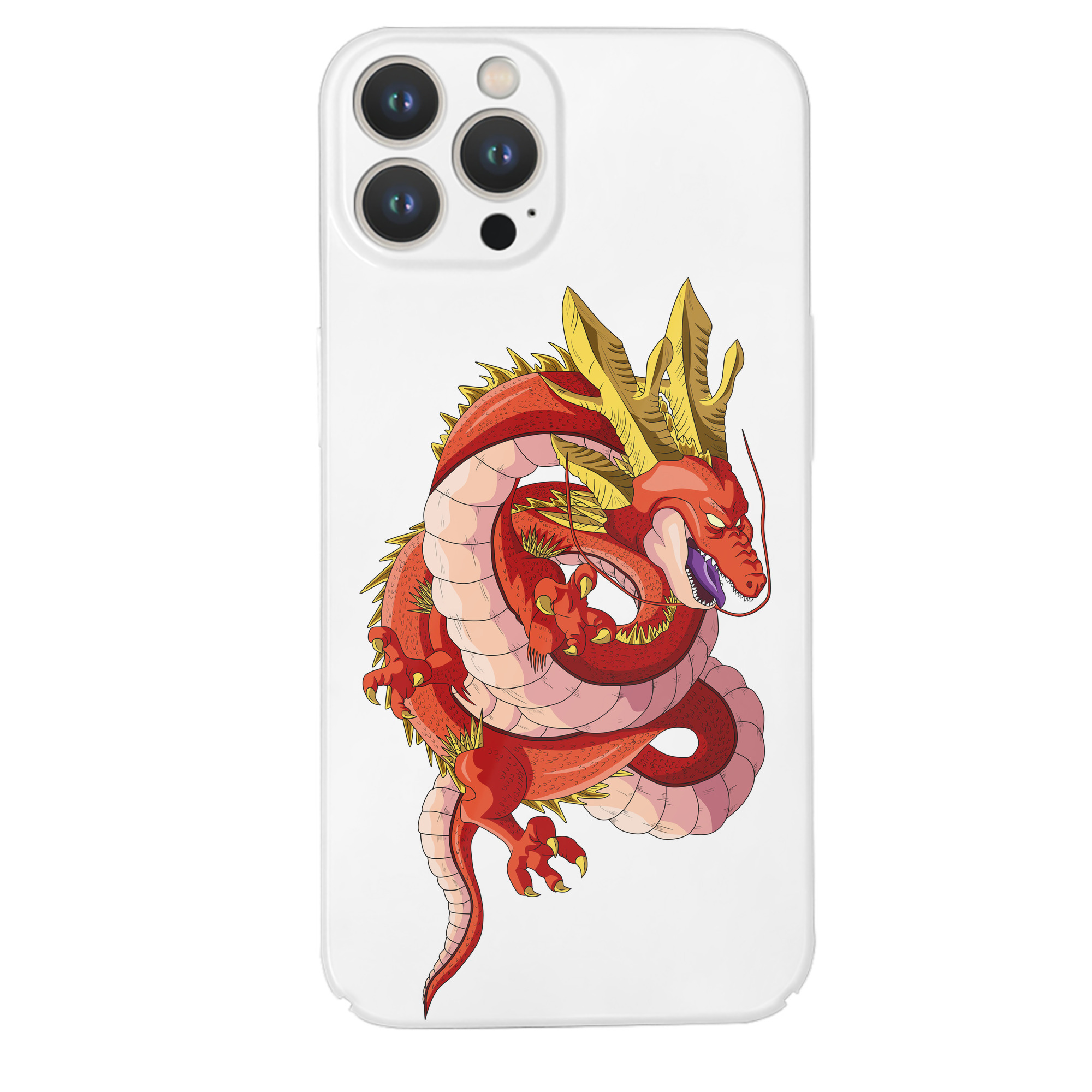 （画像用） ドラゴンボール 神龍 シェンロン DRAGON BALL Shenron 【iPhone 14シリーズ対応】ハードケース